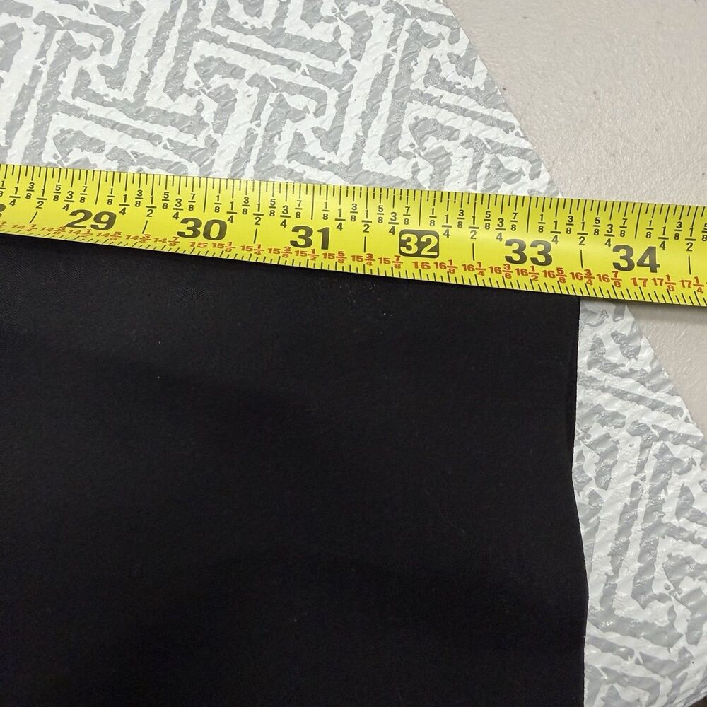 H&M MAMA Black Straight Leg Maternity Pants Over-The-Bump Band Size Medium - Picture 7 of 11